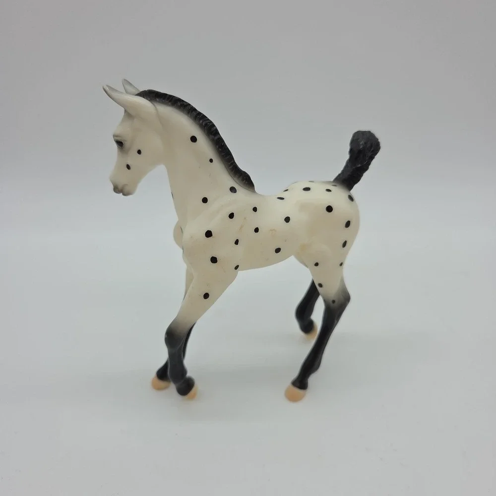 Colorful Foals Set Leopard & Dun #683 Breyer Classic / Freedom Appaloosa Mesteno